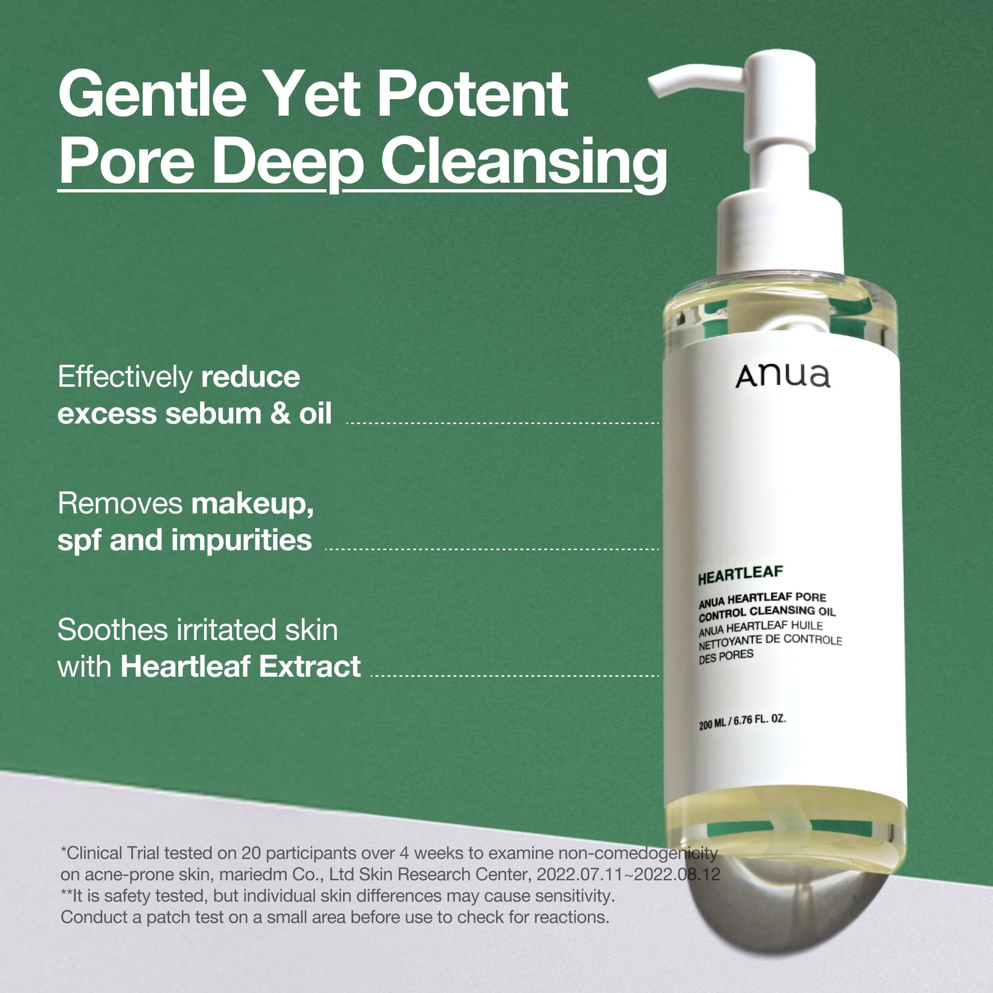 Anua Heartleaf control cleansing oil